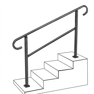 Iron Handrail For Outdoor Steps